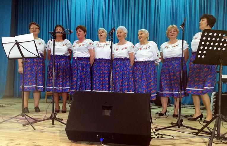 V programe vystúpil náš novovzniknutý spevácky súbor pri ZO JDS