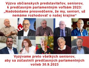 Fotografia signatárov výzvy
